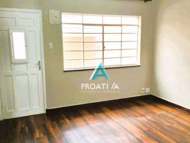 Casa com 2 dormitórios para alugar, 69 m²- Vila Floresta - Santo André/SP