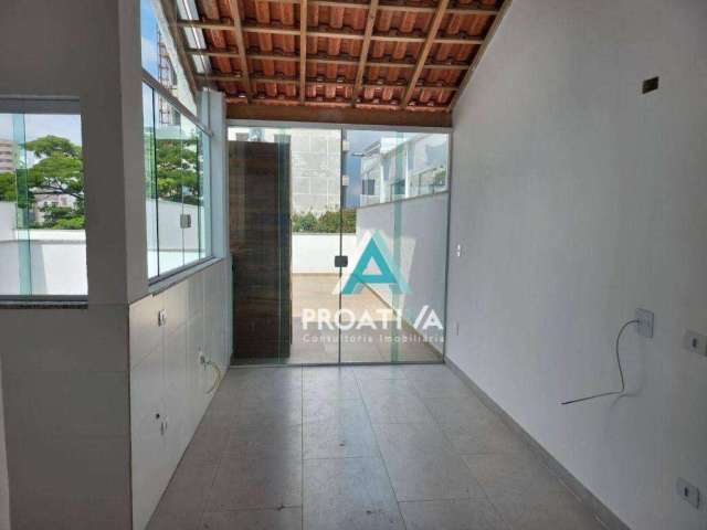 Cobertura com 2 dormitórios à venda, 95 m² por R$ - Vila Valparaíso - Santo André/SP