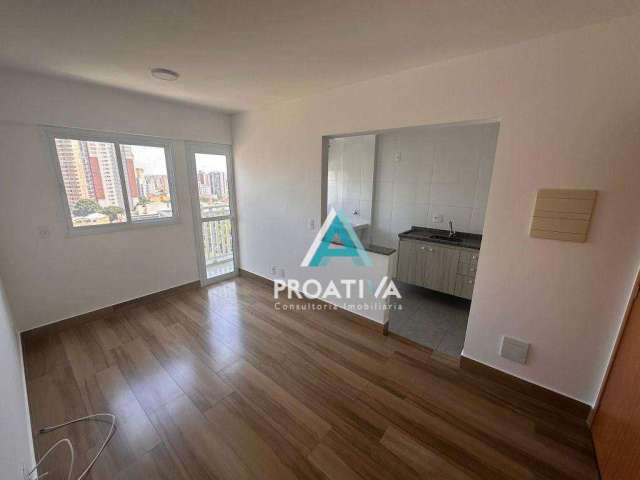 Apartamento com 1 dormitório para alugar, 35 m²- Vila Assunção - Santo André/SP