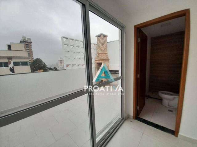 Cobertura com 2 dormitórios à venda, 88 m² por R$ 530.000,07 - Parque das Nações - Santo André/SP