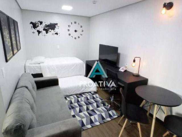 Flat com 1 dormitório à venda, 44 m² - Centro - Santo André/SP