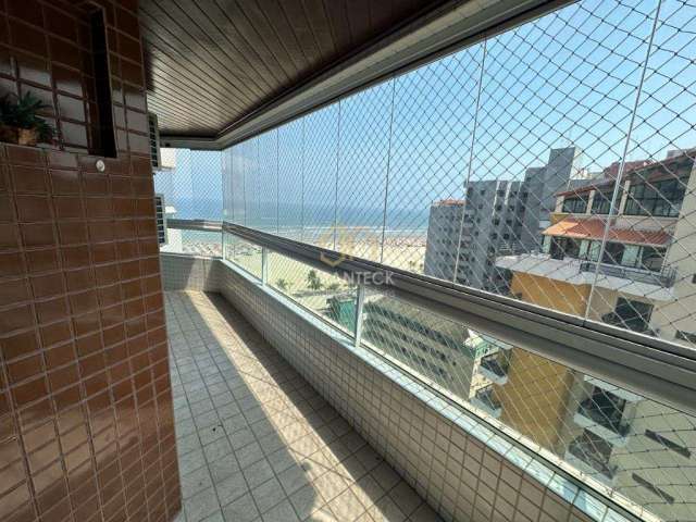Apartamento com 2 dorms, linda vista para o mar, Aviação, Praia Grande - R$ 499 mil