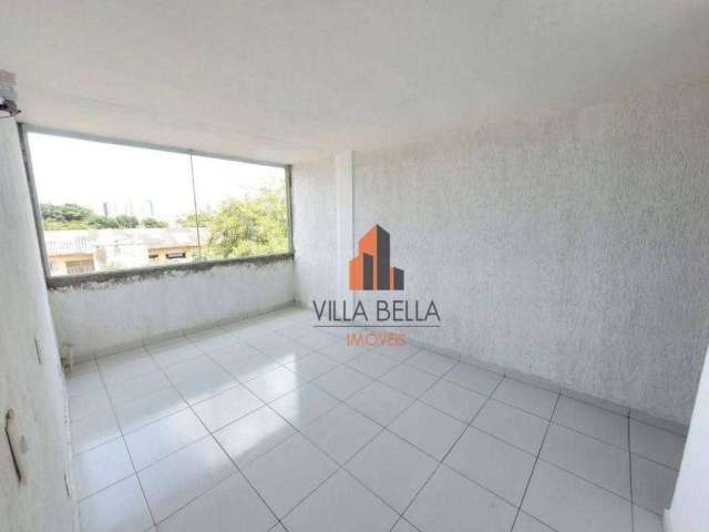 Apartamento com 3 dormitórios para alugar, 102 m² por R$ 1.750,00/mês - Vila Guiomar - Santo André/SP