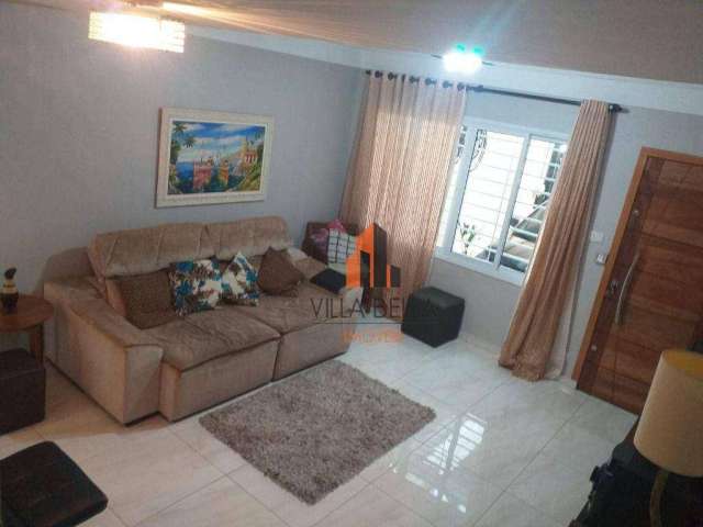 Sobrado com 4 dormitórios à venda, 131 m² por R$ 720.000,00 - Vila Floresta - Santo André/SP