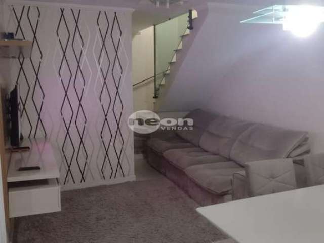 Casa em condomínio fechado com 3 quartos à venda na Travessa Arealva, 3, Vila Helena, Santo André, 111 m2 por R$ 680.000