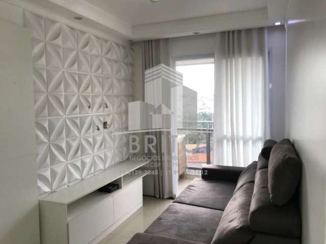 Apartamento com 02 dormitórios sendo 01 suíte, sala integrada com a cozinha, 01 banheiro, terraço grill envidraçado, área de serviço e 01 vaga