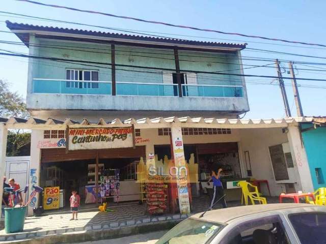 Sobrado Comercial para Venda em Itanhaém, Balneário Tupy, 2 dormitórios, 1 suíte, 2 banheiros, 3 vagas