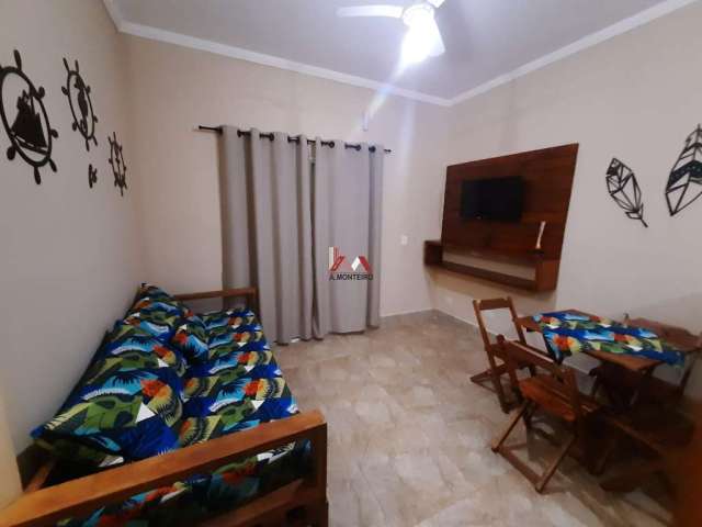 Apartamento mobiliado 1 dormitório - ubatuba -sp