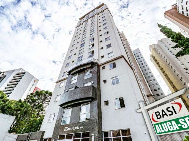 Apartamento com 1 quarto para alugar na Rua Nicolau Maeder, 463, Juvevê, Curitiba, 29 m2 por R$ 2.500