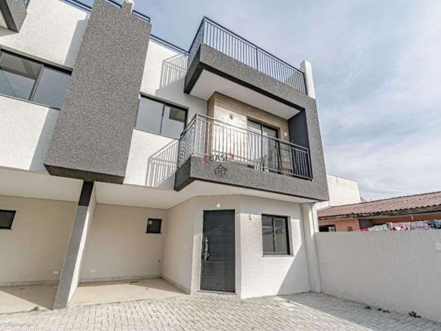 Casa em condomínio fechado com 3 quartos à venda na Rua Benjamin Mion, 277, Santa Felicidade, Curitiba, 129 m2 por R$ 695.000