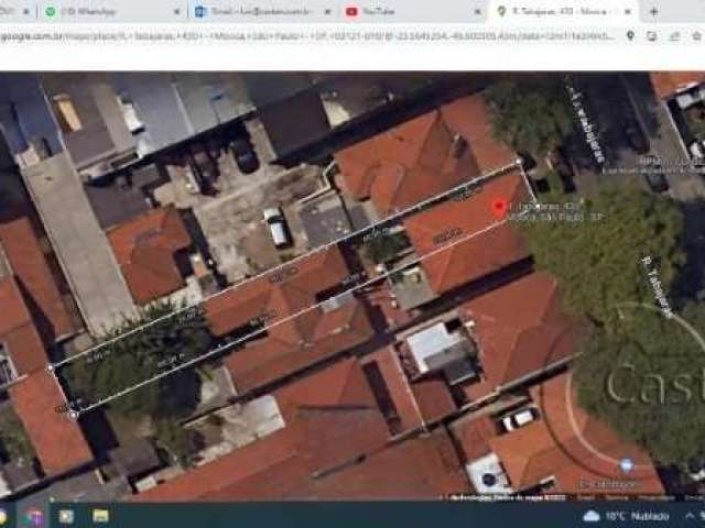 Terreno à venda na Rua Tabajaras, --, Mooca, São Paulo, 238 m2 por R$ 750.000