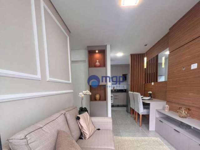 Apartamento com 1 dormitório à venda, 39 m² - Vila Isolina Mazzei