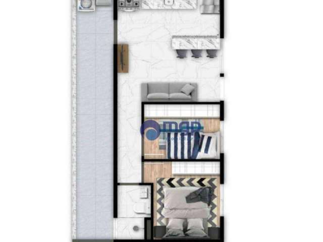 Apartamento com 2 dormitórios à venda, 41 m² por R$ 270.000,00 - Vila Mazzei - São Paulo/SP