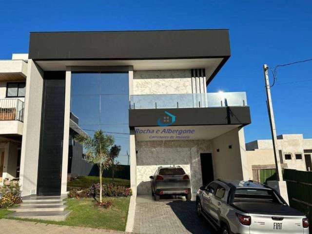 Belíssima Casa Condomínio Moradas do Vale 4 quartos sendo suíte master Amplas Salas Pé direito duplo Gourmet Piscina 4 vagas Acabamento diferenciado