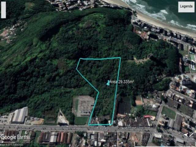 Guarujá - astúrias - terreno 29.335,61m² com projeto aprovado residencial