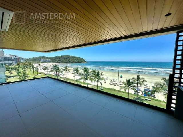 Apartamento novo frontal ao mar à venda na Riviera de São Lourenço no módulo 7