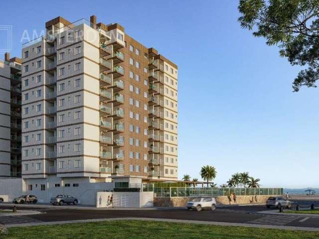 Lançamento pé na areia na Vista Linda com 3 dormitórios, apartamento 100% frontal ao mar