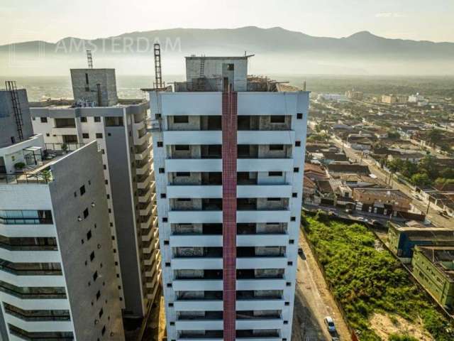 Pe na areia em praia grande, bairro da aviação 2 e 3 dormitórios.