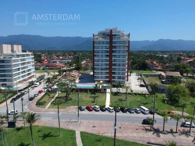 Apartamento com 3 dormitórios frente ao Mar com varanda gourmet ampla no Litoral Norte SP Bertioga