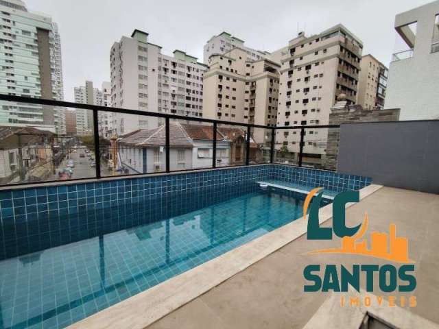 Sobreposta duplex alta com piscina vista mar