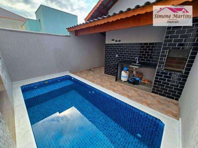 Lançamento, Casa com Piscina, 2 quartos à venda, por R$ 359.900 - Itanhaém/SP