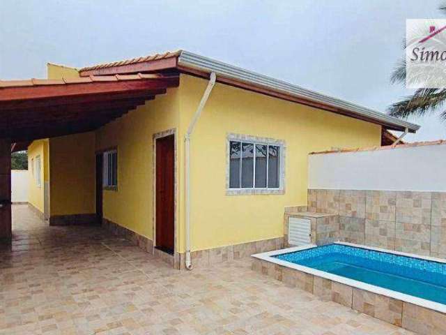 Casa com 2 dormitórios à venda, 65 m² por R$ 315.000 - Jardim Lindomar - Área Verde - Itanhaém/SP