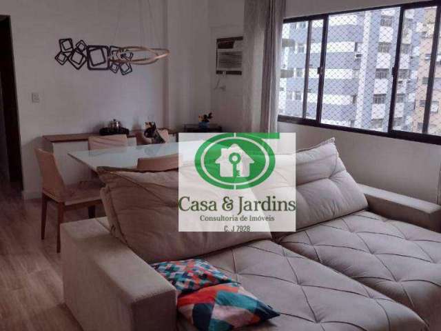 Apartamento com 3 dormitórios à venda, 108 m² por R$ 595.000,00 - Gonzaguinha - São Vicente/SP