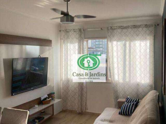 Apartamento com 1 dormitório à venda, 60 m² por R$ 250.000,00 - Centro - São Vicente/SP