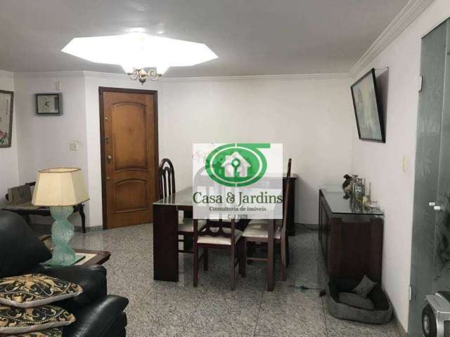 Apartamento com 3 dormitórios à venda, 111 m² por R$ 1.100.000,00 - Boqueirão - Santos/SP