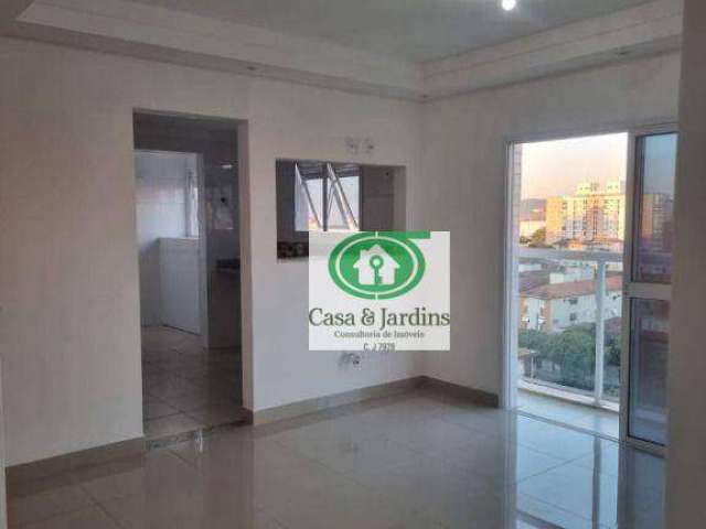 Apartamento com 2 dormitórios à venda, 54 m² por R$ 550.000,00 - Aparecida - Santos/SP