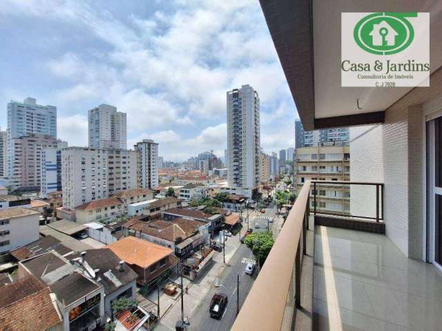 Apartamento 2 dormitórios (suítes) à venda, 128 m² - Embaré - Santos/SP