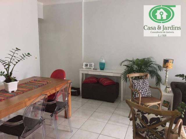 Apartamento 3 dormitórios (107 m² área útil),  3º Qto Opcional - 2 garagem, Pompeia  - Santos/SP