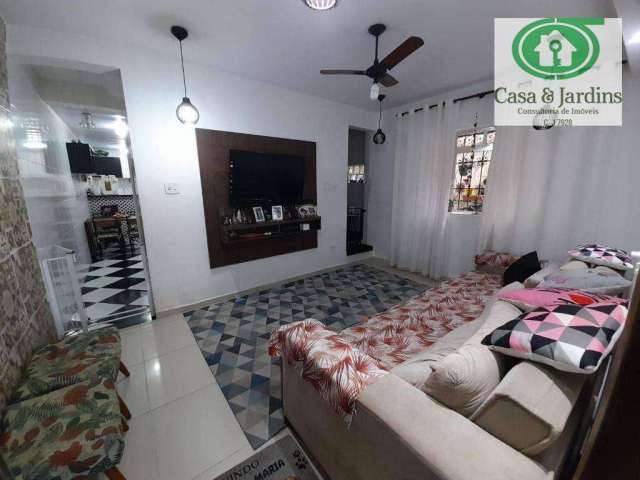 Casa com 3 dormitórios à venda, 97 m²  - Vila Matias - Santos/SP