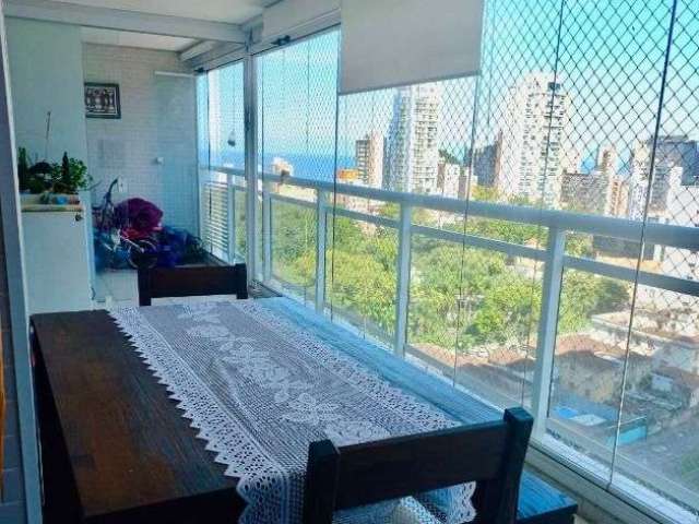 Excelente apartamento com vista para o mar andar alto ,com varanda gourmet.