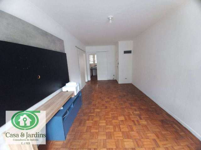 Apartamento em santos no jose menino com 2 dormits mais dependencias de empregada