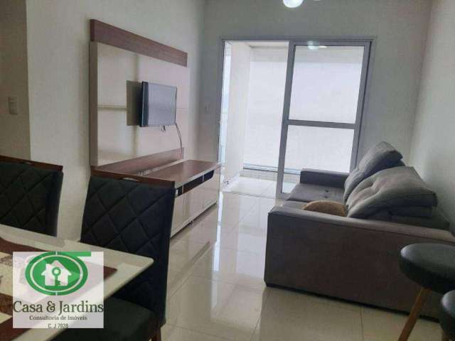 Apartamento 1 Dormitório com Vista para o Mar - Andar Alto e Prédio Novo - Embaré - Santos