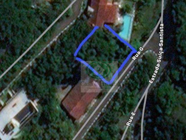 Terreno c/ Vista Mar - Condomínio de Luxo - 586 m² por R$ 1.100.000,00 - Morro Santa Terezinha - Santos/SP