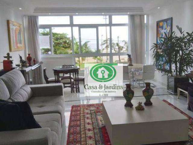 Apartamento  3 dormitórios c/ 210 m² por R$ 3.000.000 - Predio Fte ao Mar no Gonzaga - Santos/SP