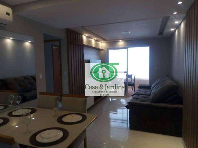 Apartamento com 2 dormitórios à venda, 65 m² por R$ 366.000,00 - Aviação - Praia Grande/SP