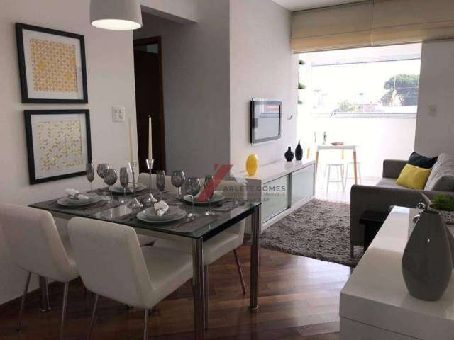 Apartamento com 2 dormitórios à venda, 60 m² por R$ 589.000,00 - Campestre - Santo André/SP