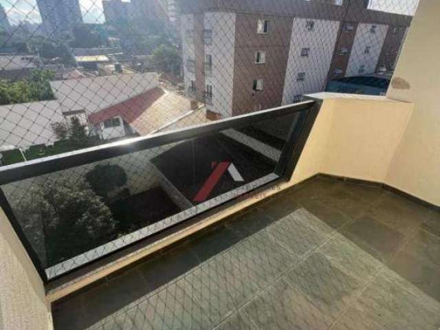 Apartamento com 3 dormitórios para alugar, 98 m² por R$ 3.500/mês - Centro - Mauá/SP