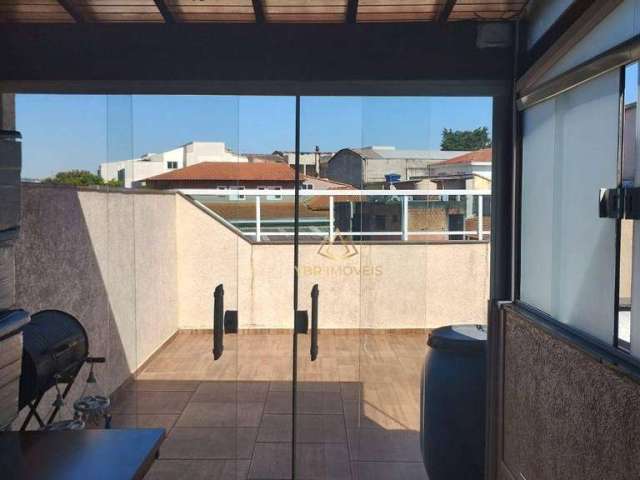 Cobertura com 2 dormitórios à venda, 96 m² por R$ 375.000,00 - Vila Humaitá - Santo André/SP