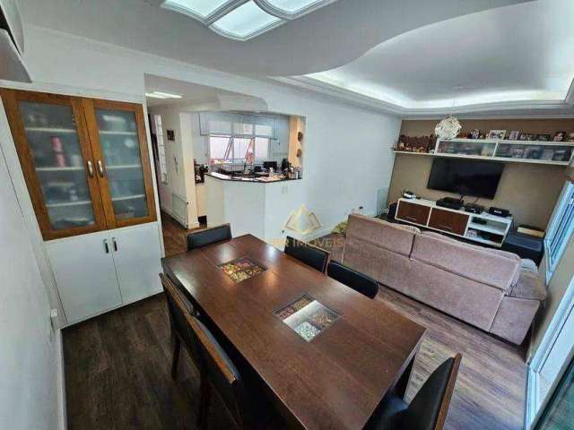 Sobrado com 3 dormitórios à venda, 136 m² por R$ 699.000,00 - Vila Valparaíso - Santo André/SP