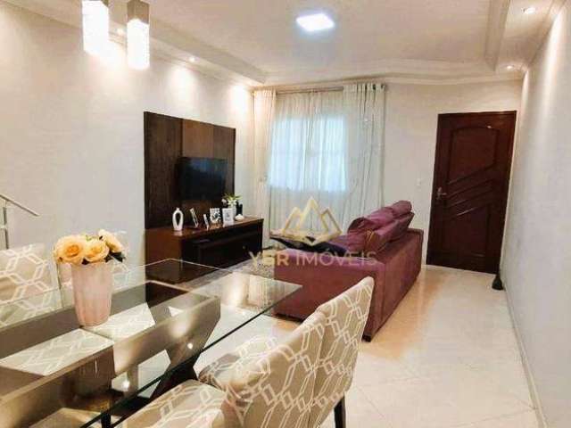 Sobrado com 3 dormitórios à venda, 97 m² por R$ 540.000,00 - Vila Humaitá - Santo André/SP