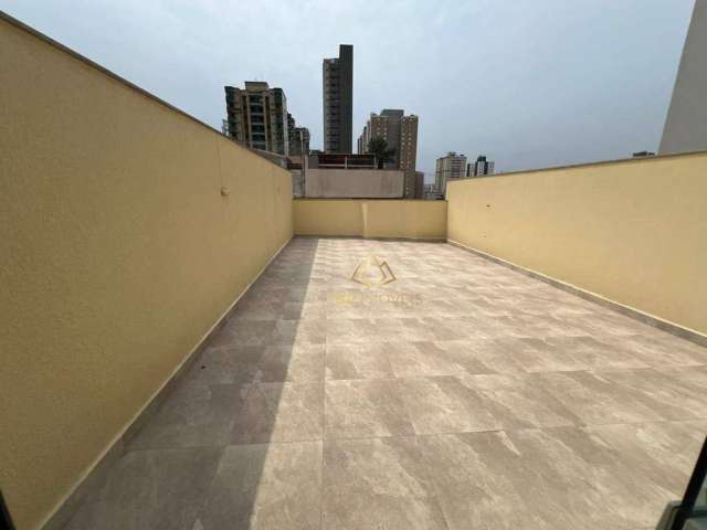 Cobertura com 3 dormitórios à venda, 200 m² por R$ 870.000,00 - Campestre - Santo André/SP