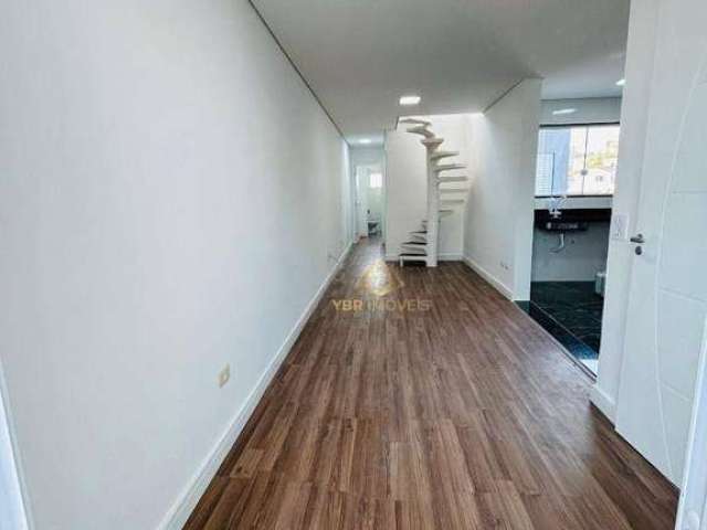 Cobertura com 2 dormitórios à venda, 110 m² por R$ 400.000,00 - Vila Scarpelli - Santo André/SP