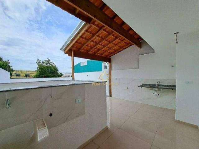 Cobertura com 2 dormitórios à venda, 86 m² por R$ 410.000 - Vila Curuçá - Santo André/SP