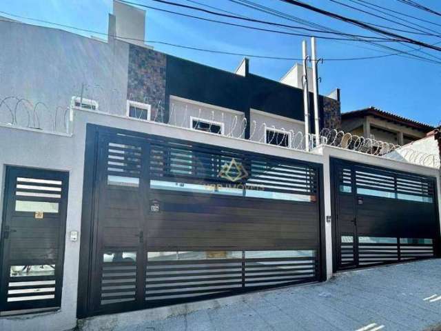 Sobrado com 2 dormitórios à venda, 76 m² por R$ 690.000 - Parque Novo Oratório - Santo André/SP