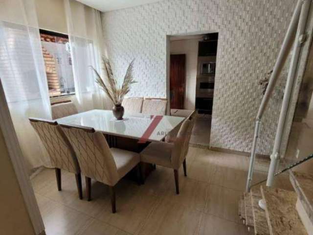 Sobrado com 3 dormitórios à venda, 108 m² por R$ 690.000,00 - Vila Alzira - Santo André/SP