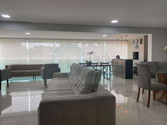 SANTO AMARO LINDO E CONFORTÁVEL APTO 138M², Decoração clean,  3 suítes, living amplo para dois ambientes, integrado a ampla varanda gourmet, 2 vagas. Lazer